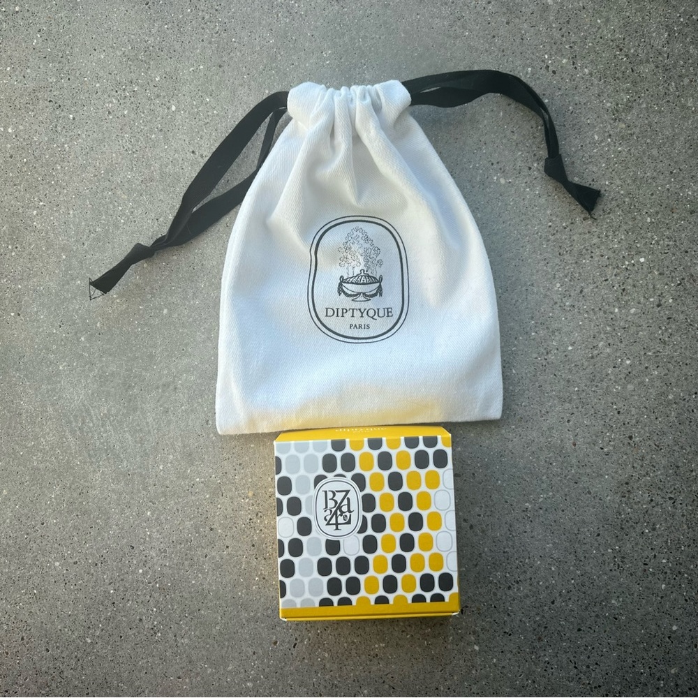 Diptyque dust bag and box